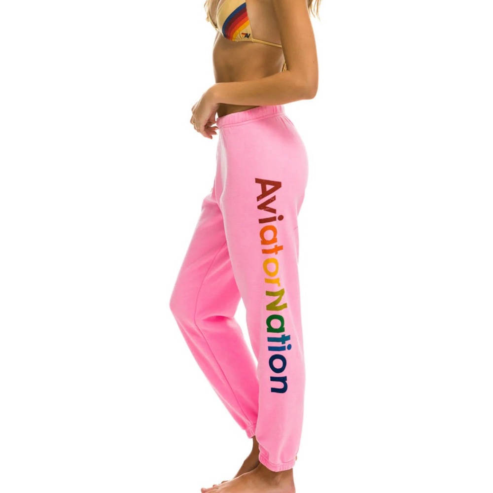 Aviator Nation Pink Sweatpants